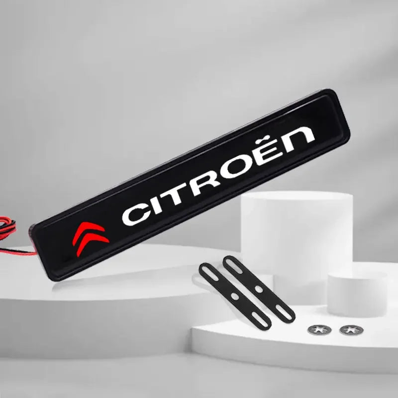 LED Front Hood Grille Emblem Badge Decorative Car Light For Citroen C1 C3 C4 C5 C6 2CV VTS Picasso Cross Cactus C4L DS3 DS4 DS5