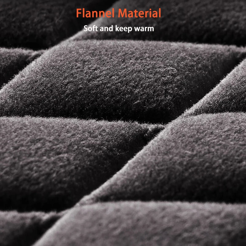 12V Heated Winter Warmth Seat Cover Lengthen Flannel Seat Cushion Auto Car Accessories Heating Pads Set Universal Protective Mat