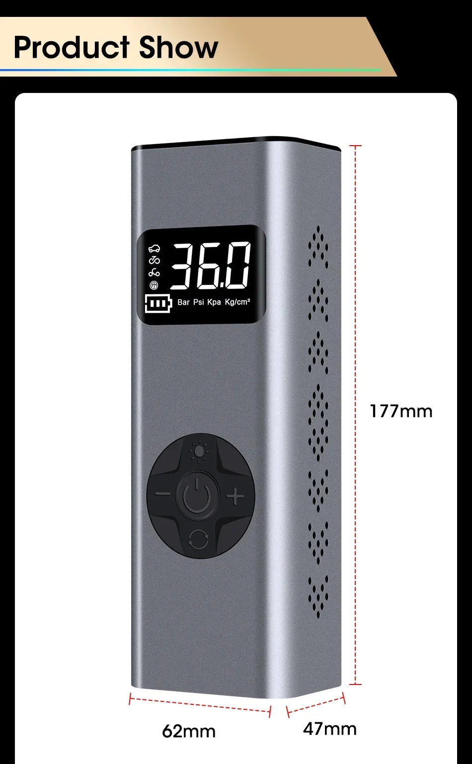 Vtopek Air Pump Portable Wireless Electric Tire Inflator For Car Bicycle Motorcycle Air Compressor Injector Bike MTB Accessories