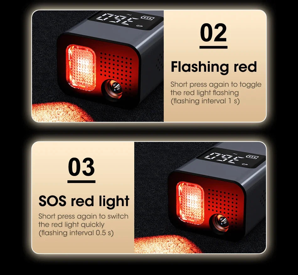 Vtopek Air Pump Portable Wireless Electric Tire Inflator For Car Bicycle Motorcycle Air Compressor Injector Bike MTB Accessories