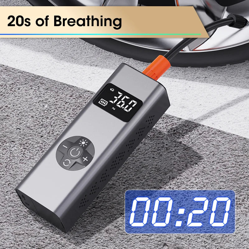 Vtopek Air Pump Portable Wireless Electric Tire Inflator For Car Bicycle Motorcycle Air Compressor Injector Bike MTB Accessories